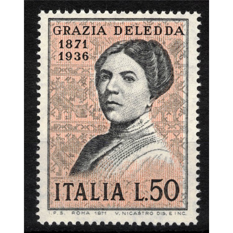 ITALY 1971 Grazia Deledda MNH**