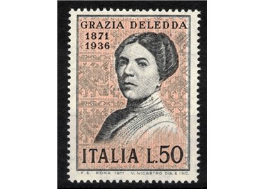 ITALY 1971 Grazia Deledda MNH**