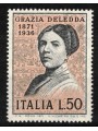 ITALIA 1971 Grazia Deledda MNH**