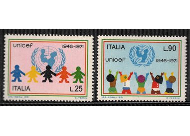 ITALIA 1971 Unicef 2v MNH**