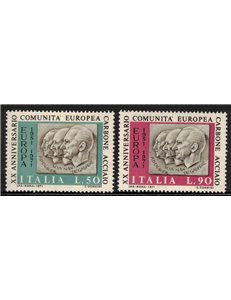 ITALIA 1971 Ventennale della CECA 2v MNH**