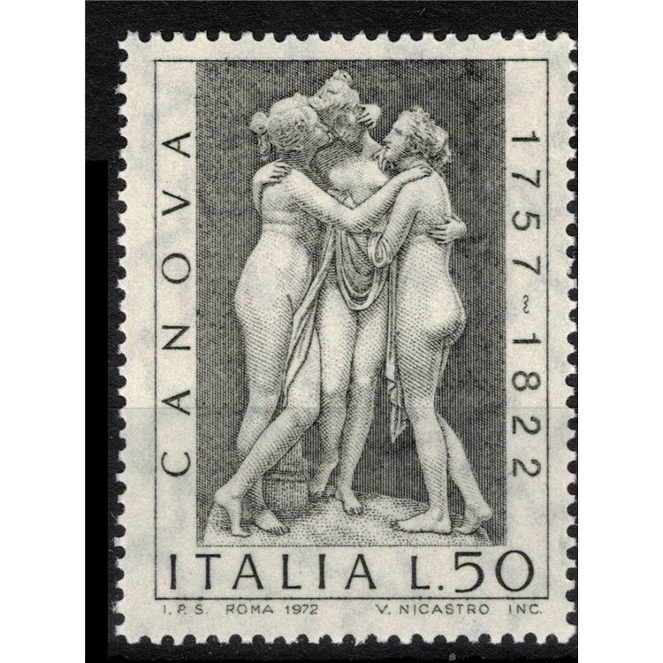 ITALIA 1972 Antonio Canova MNH**