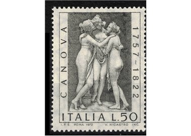 ITALY 1972 Antonio Canova MNH**