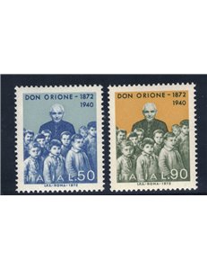 ITALY 1972 Don Luigi Orione 2v MNH**