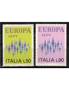 ITALIA 1972 Europa 2v MNH**