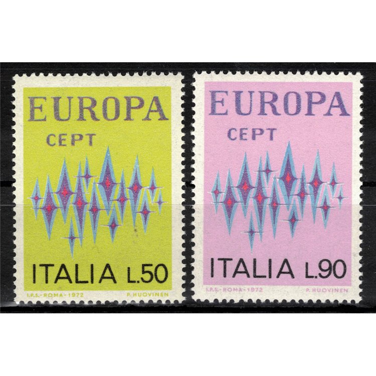 ITALY 1972 Europe 2v MNH**