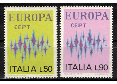 ITALIA 1972 Europa 2v MNH**