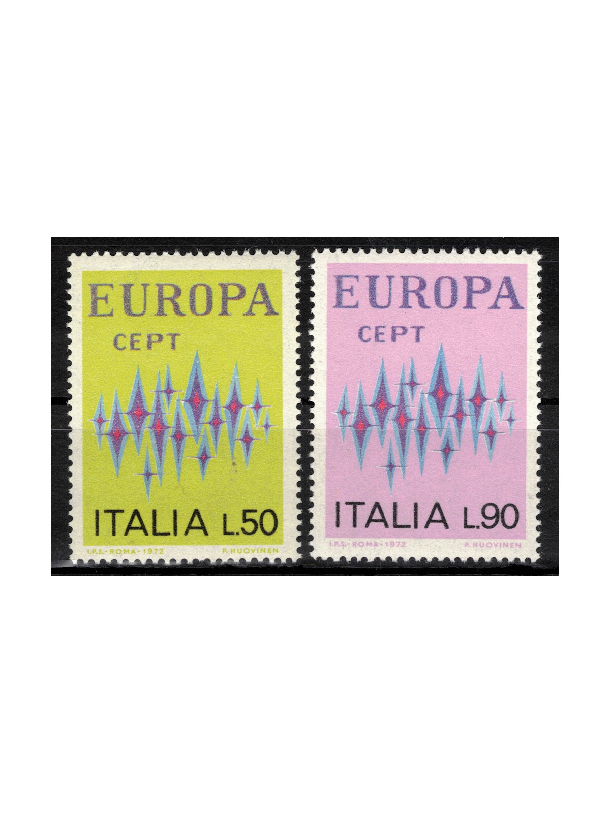 ITALY 1972 Europe 2v MNH**