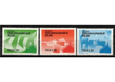 ITALY 1972 Milan Fair 3v MNH**