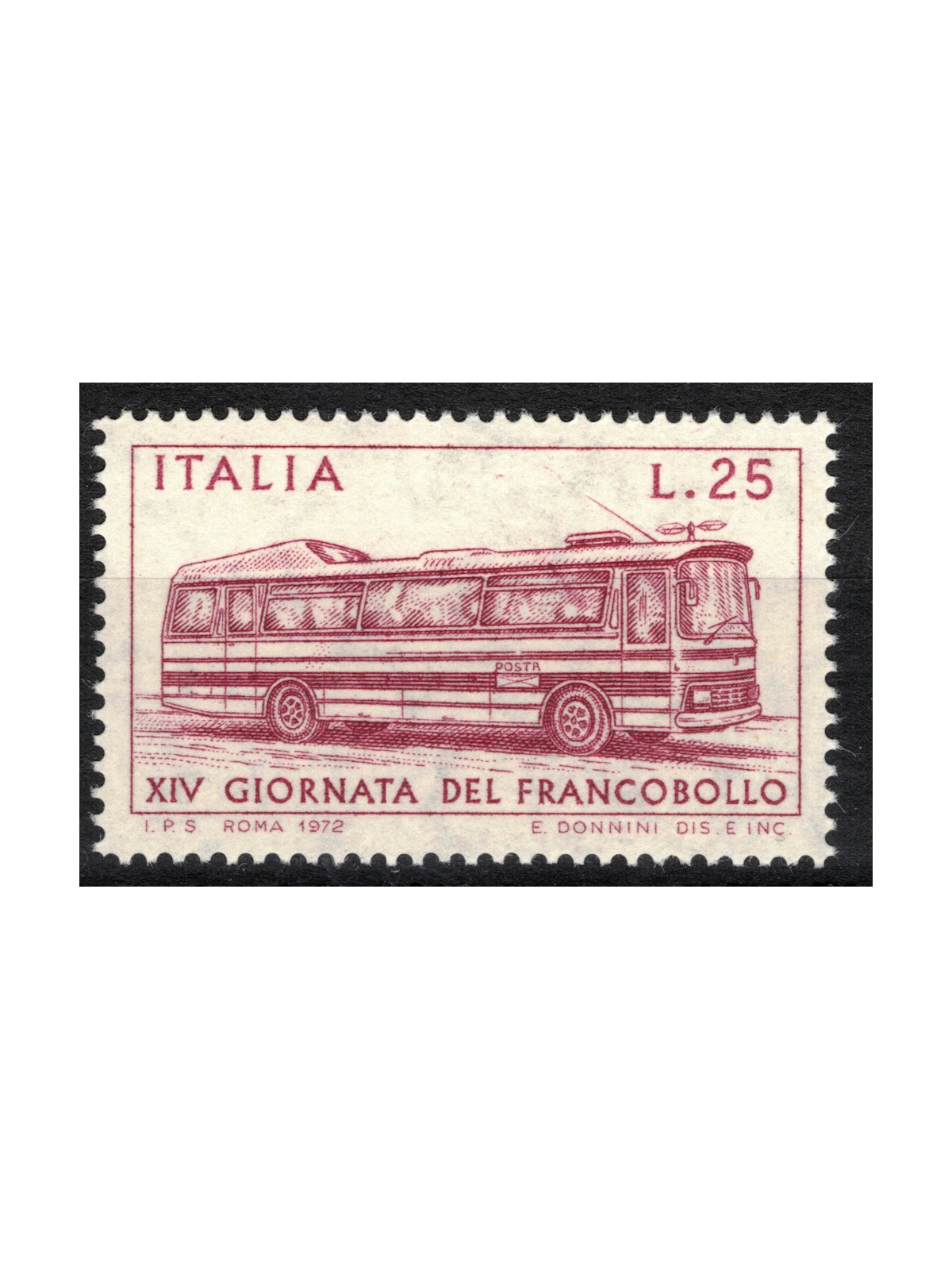 ITALIA 1972 Giornata del francobollo MNH**