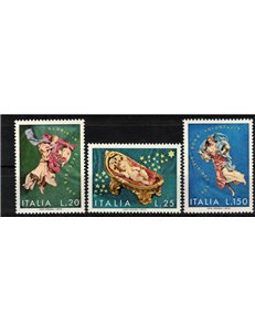 ITALIA 1972 Natale 3v MNH**