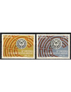 ITALY 1972 Interparliamentary Union 2v MNH**