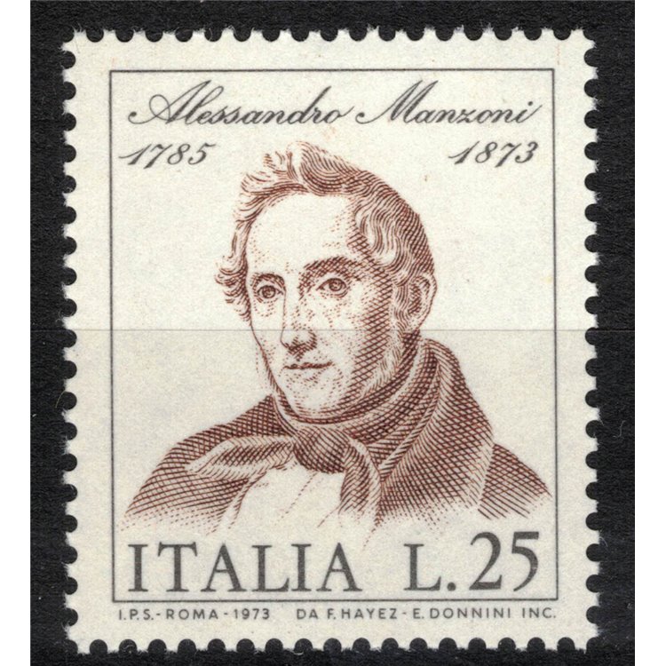 ITALY 1973 Alessandro Manzoni MNH**