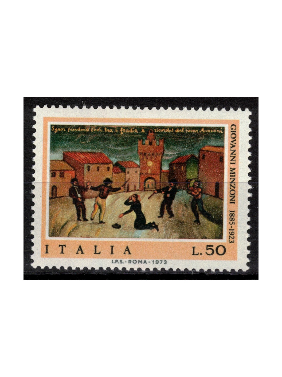 ITALIA 1973 Don Giovanni Minzoni MNH**