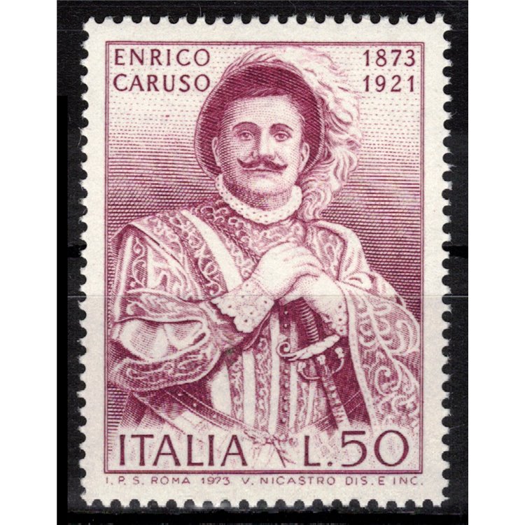 ITALY 1973 Enrico Caruso MNH**