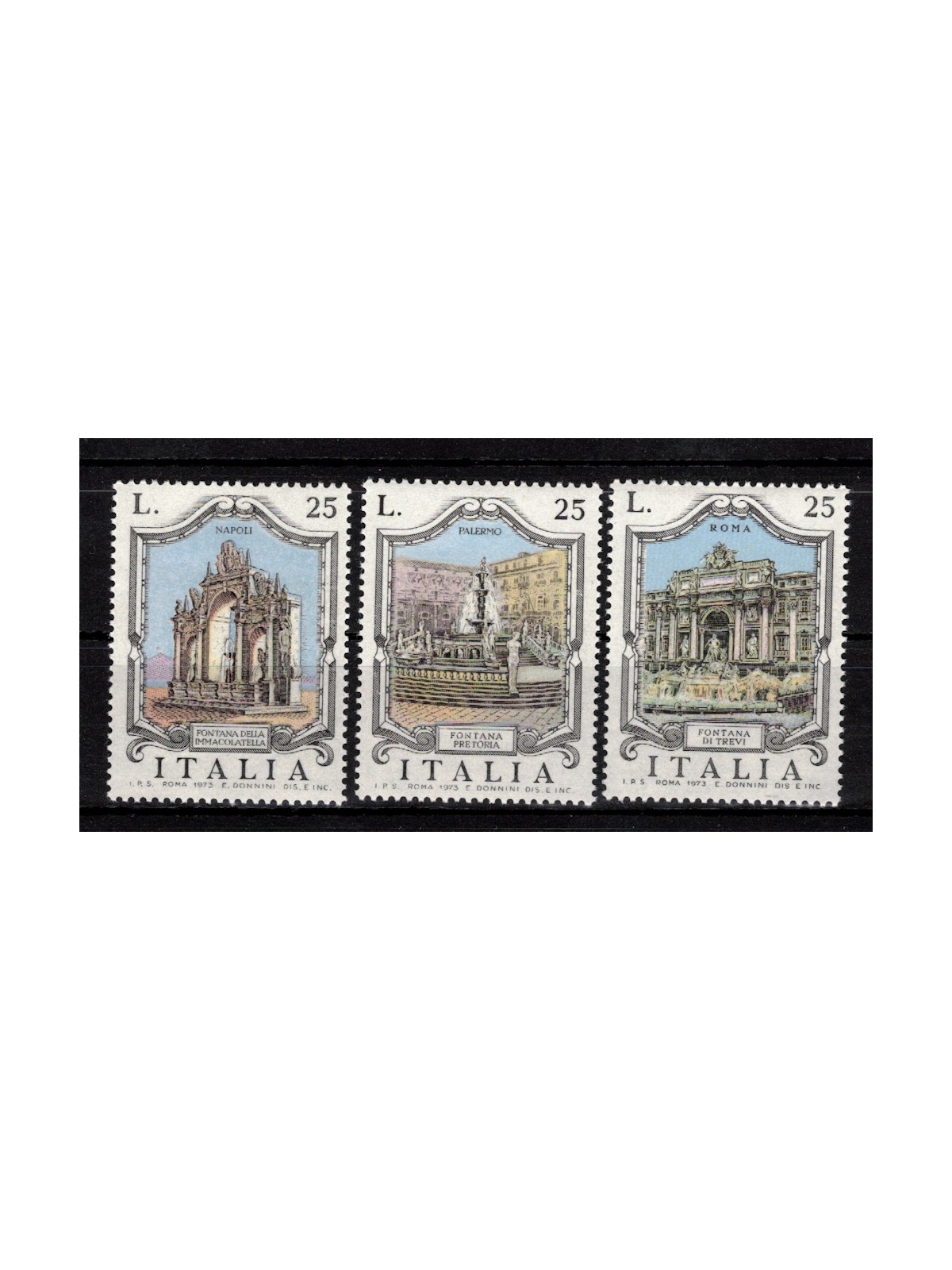 ITALIA 1973 Fontane 3v MNH**