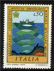 ITALIA 1973 Istituto Idrografico della Marina Militare MNH**