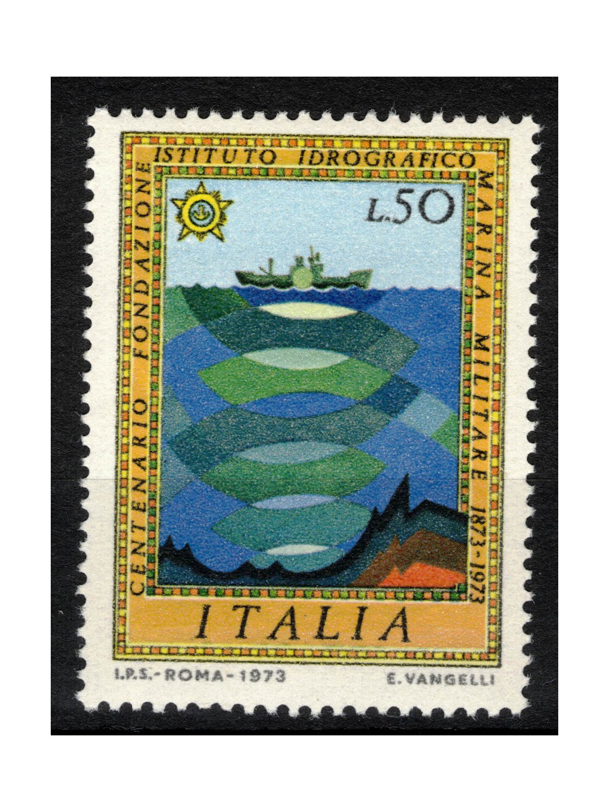 ITALY 1973 Hydrographic Institute of the Italian Navy MNH**