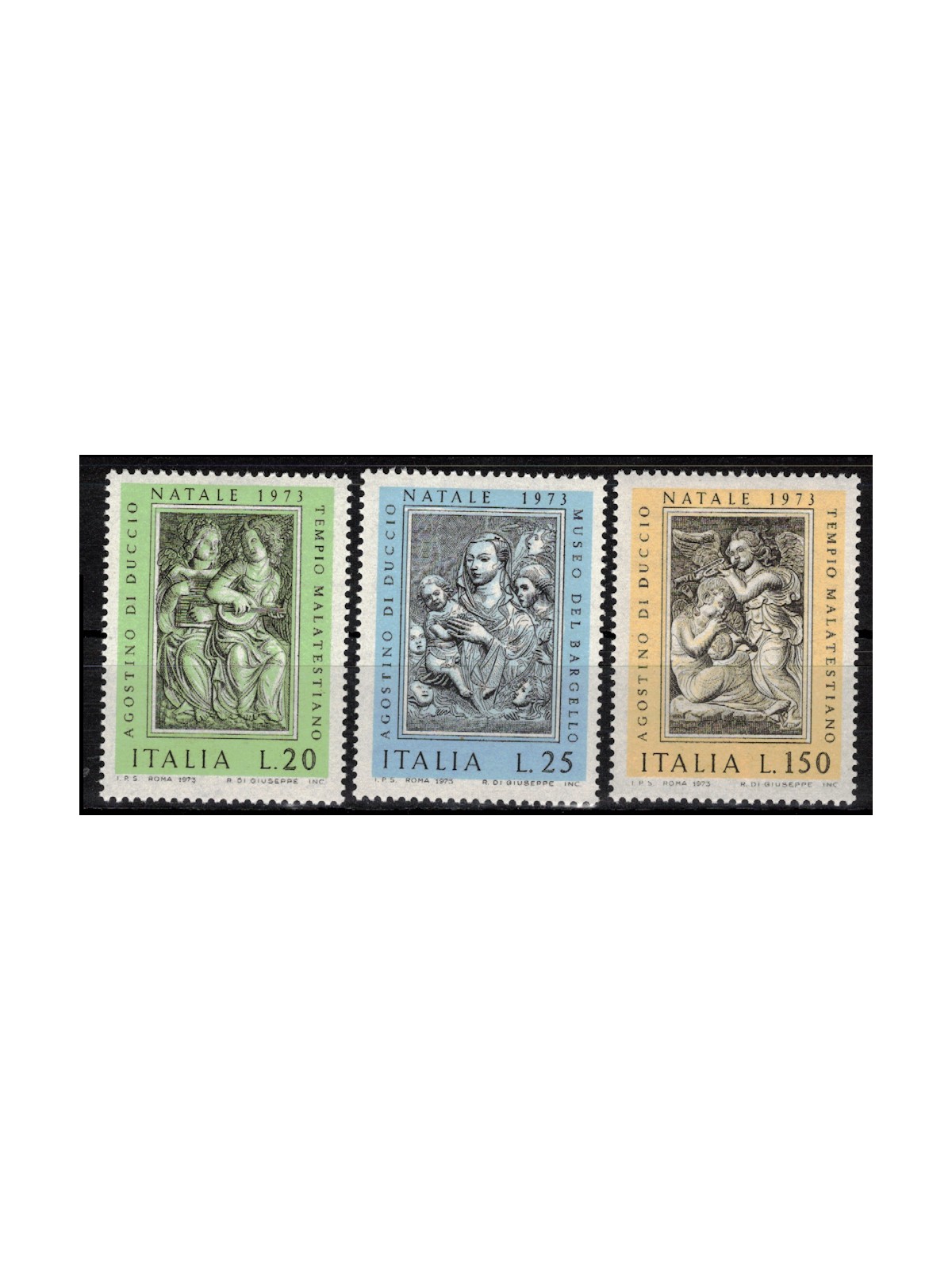 ITALY 1973 Christmas 3v MNH**