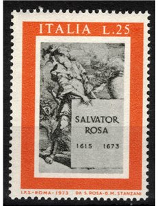 ITALY 1973 Salvator Rosa MNH**