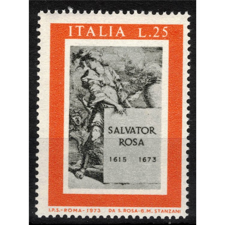 ITALY 1973 Salvator Rosa MNH**