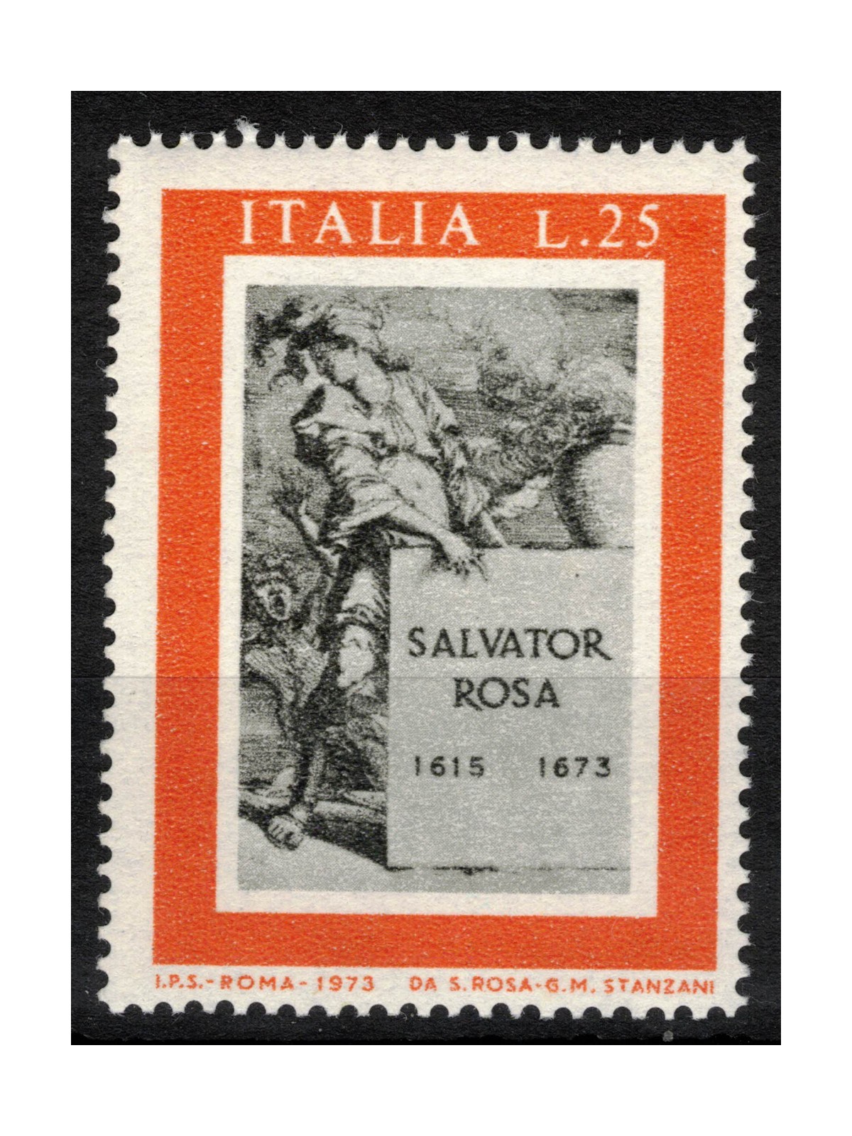 ITALIA 1973 Salvator Rosa MNH**
