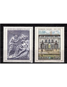 ITALY 1974 Art 2v MNH**