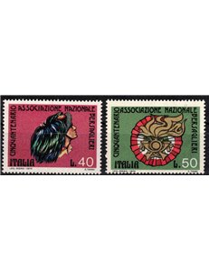 ITALIA 1974 Associazione Nazionale Bersaglieri 2v MNH**