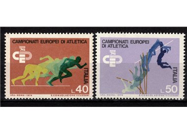 ITALY 1974 Athletics 2v MNH**