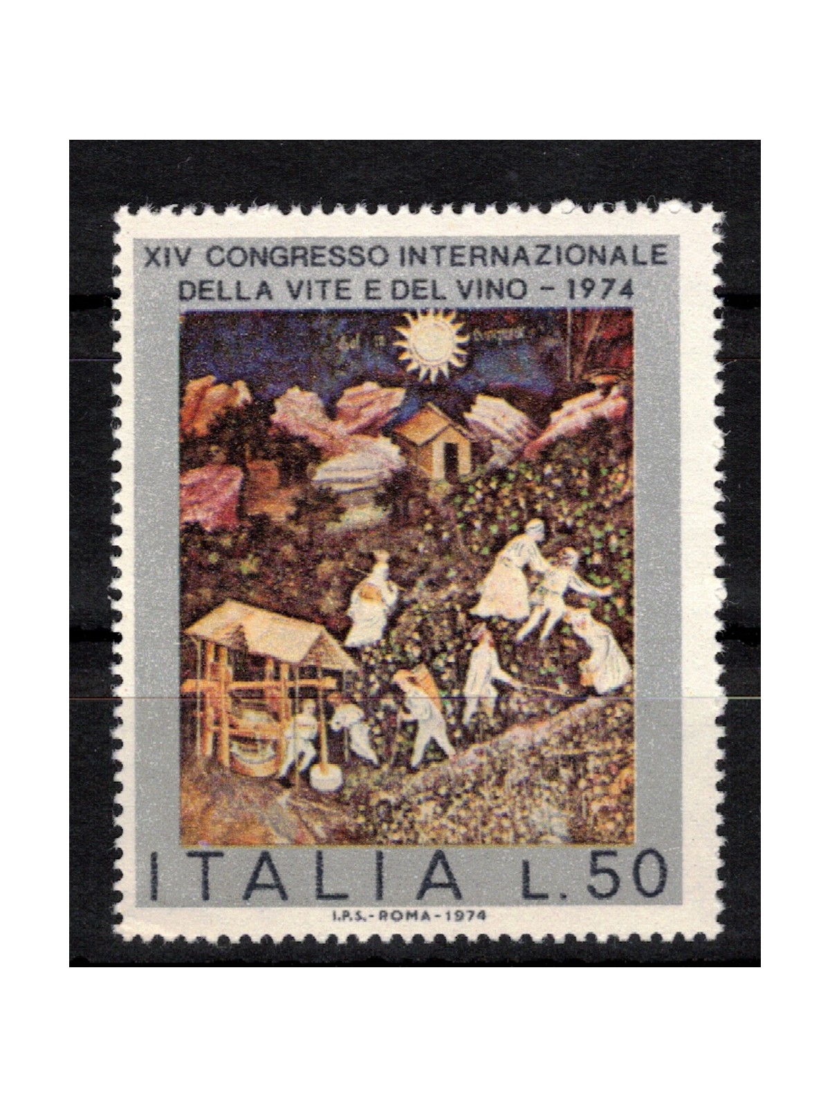 ITALY 1974 Congress of Vine and Wine MNH**