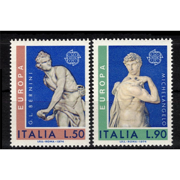ITALIA 1974 Europa 2v MNH**
