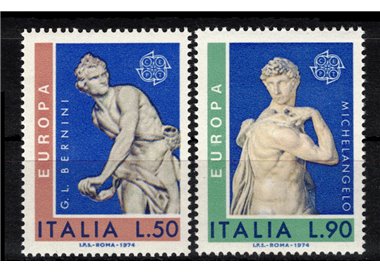 ITALY 1974 Europe 2v MNH**