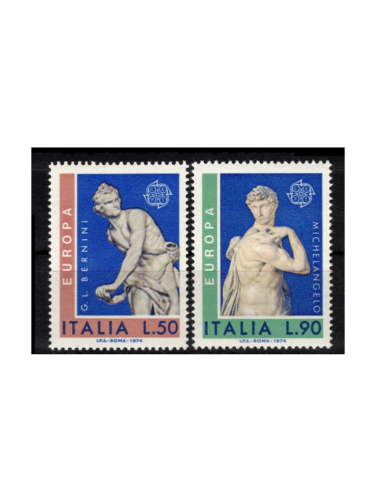 ITALIA 1974 Europa 2v MNH**