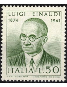 ITALY 1974 Luigi Einaudi MNH**