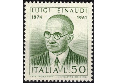 ITALY 1974 Luigi Einaudi MNH**