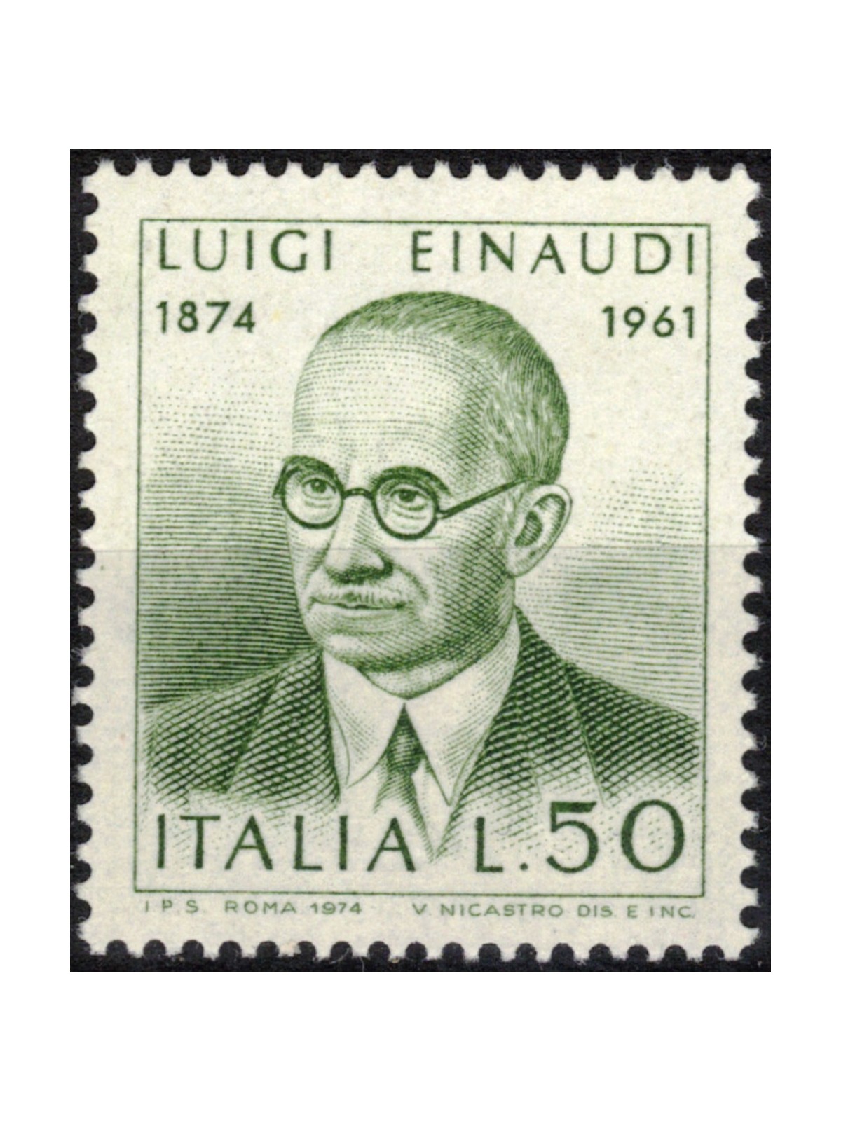 ITALIA 1974 Luigi Einaudi MNH**