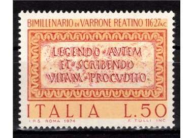 ITALY 1974 Marco Terenzio Varro MNH**