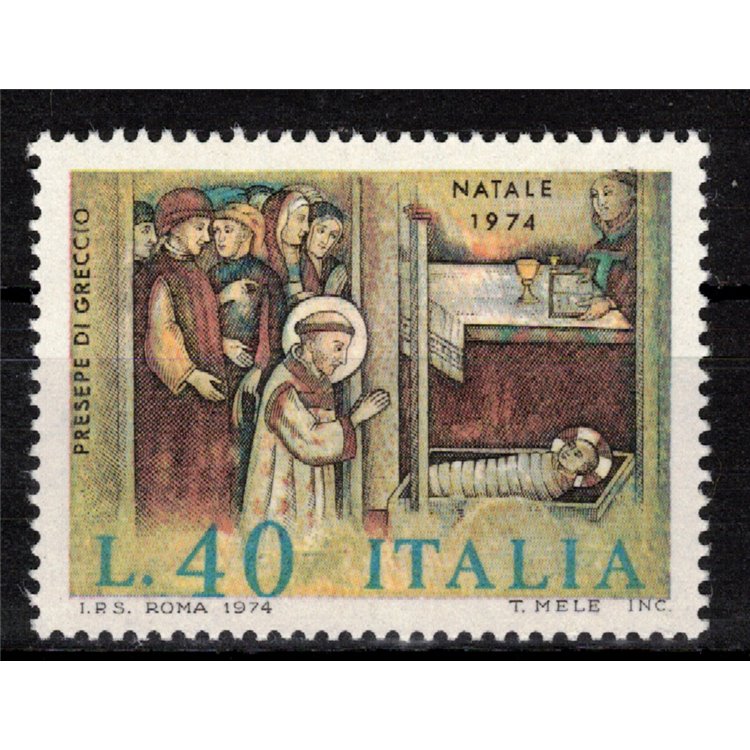ITALIA 1974 Natale MNH**