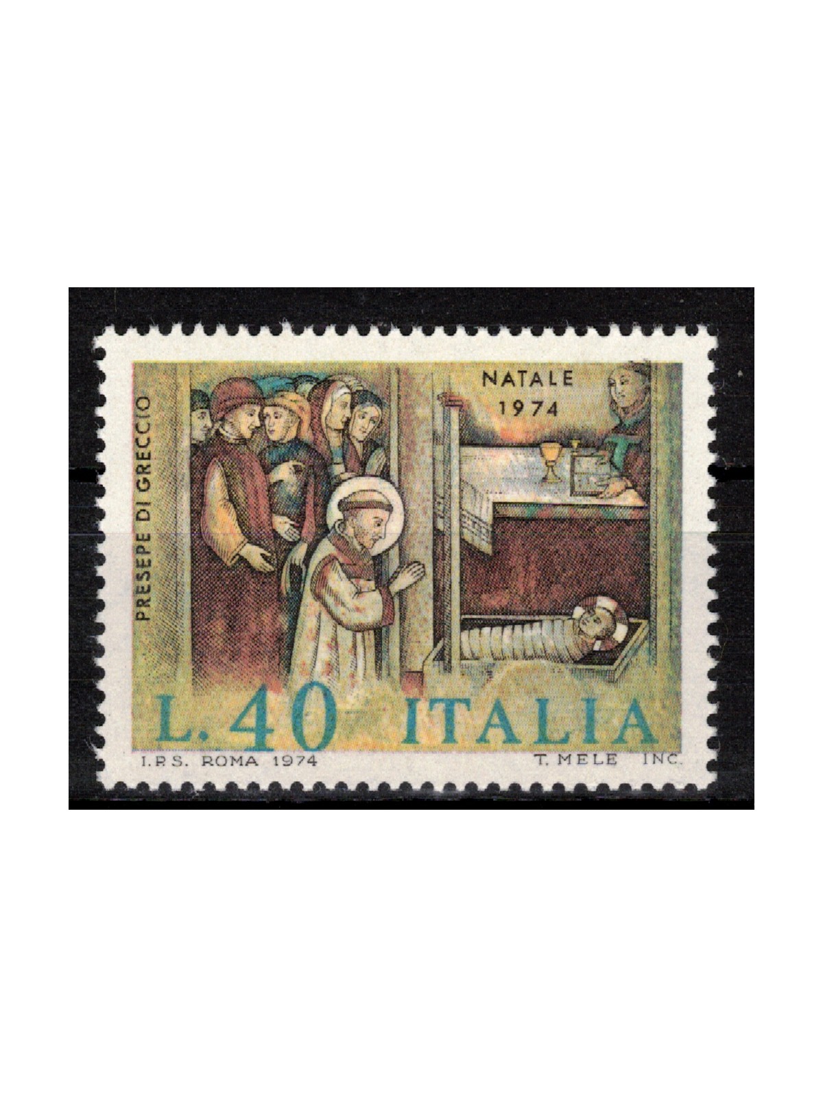 ITALY 1974 Christmas MNH**