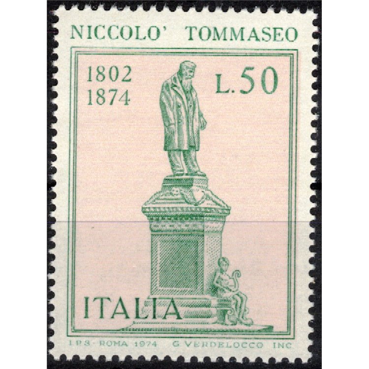 ITALIA 1974 Niccolò Tommaseo MNH**