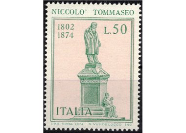 ITALIA 1974 Niccolò Tommaseo MNH**