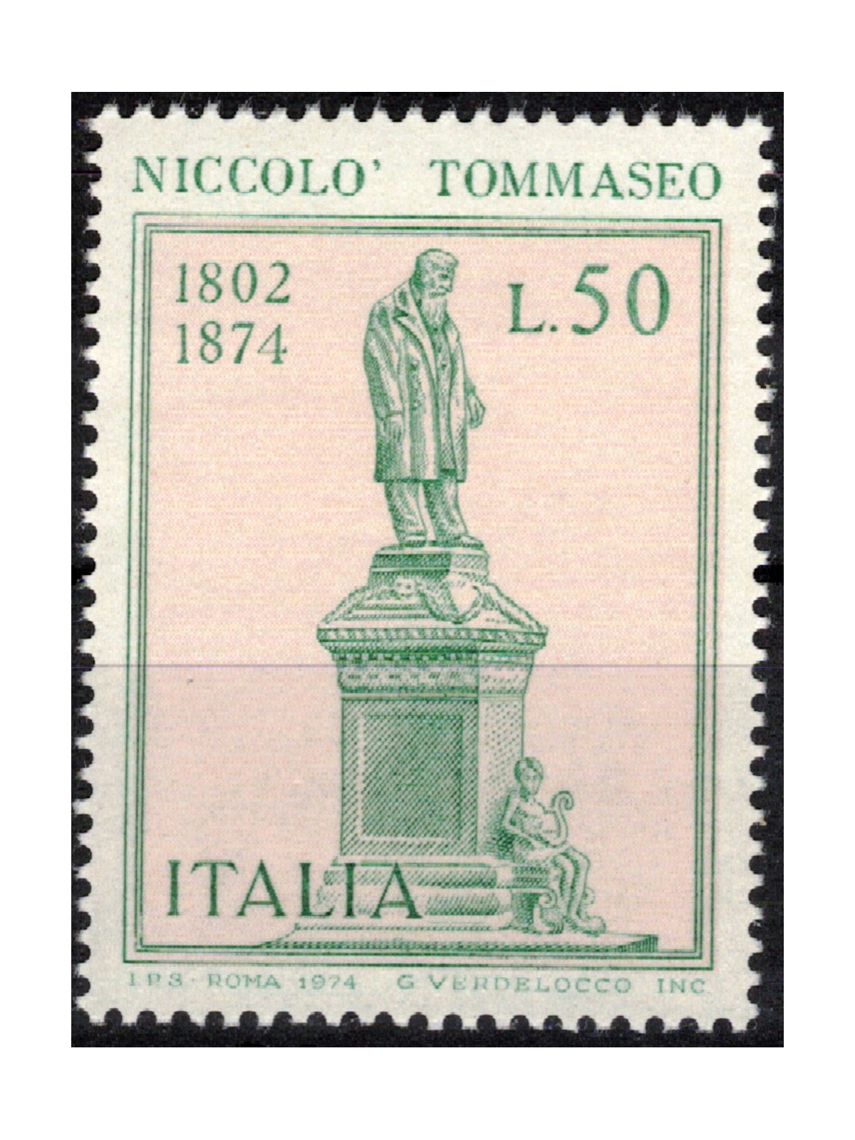 ITALY 1974 Niccolò Tommaseo MNH**