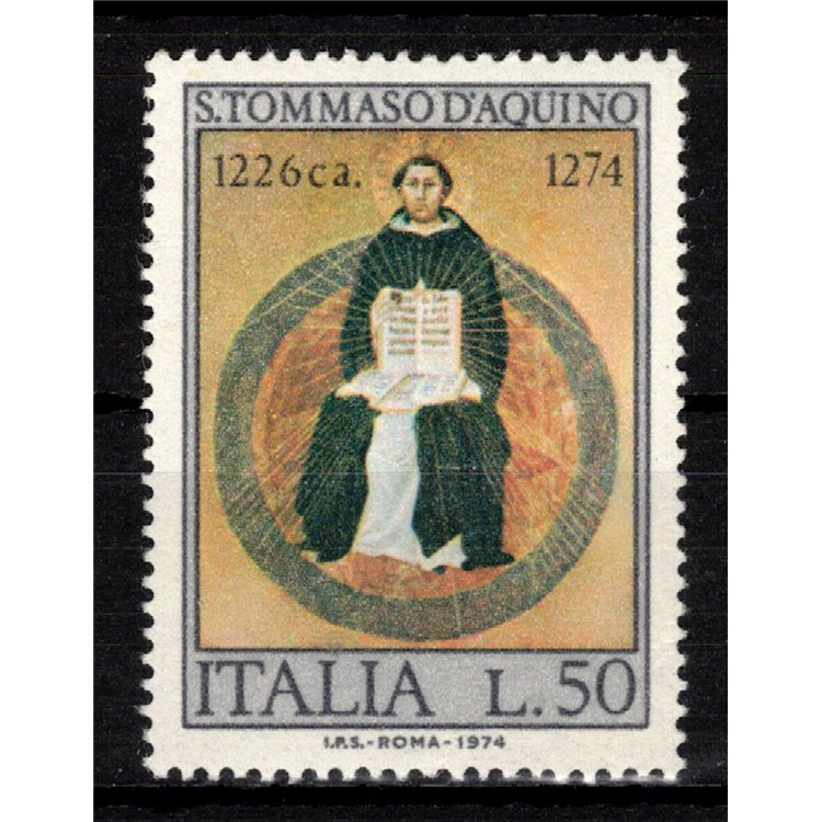 ITALY 1974 Saint Thomas Aquinas MNH**