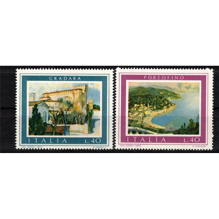 ITALY 1974 Tourism 2v MNH**
