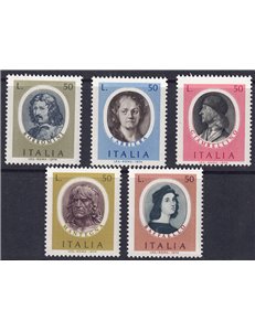 ITALY 1974 Illustrious Men 5v MNH**