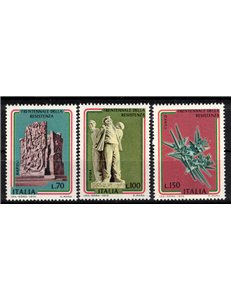ITALY 1975 Anniversary of the Resistance 3v MNH**