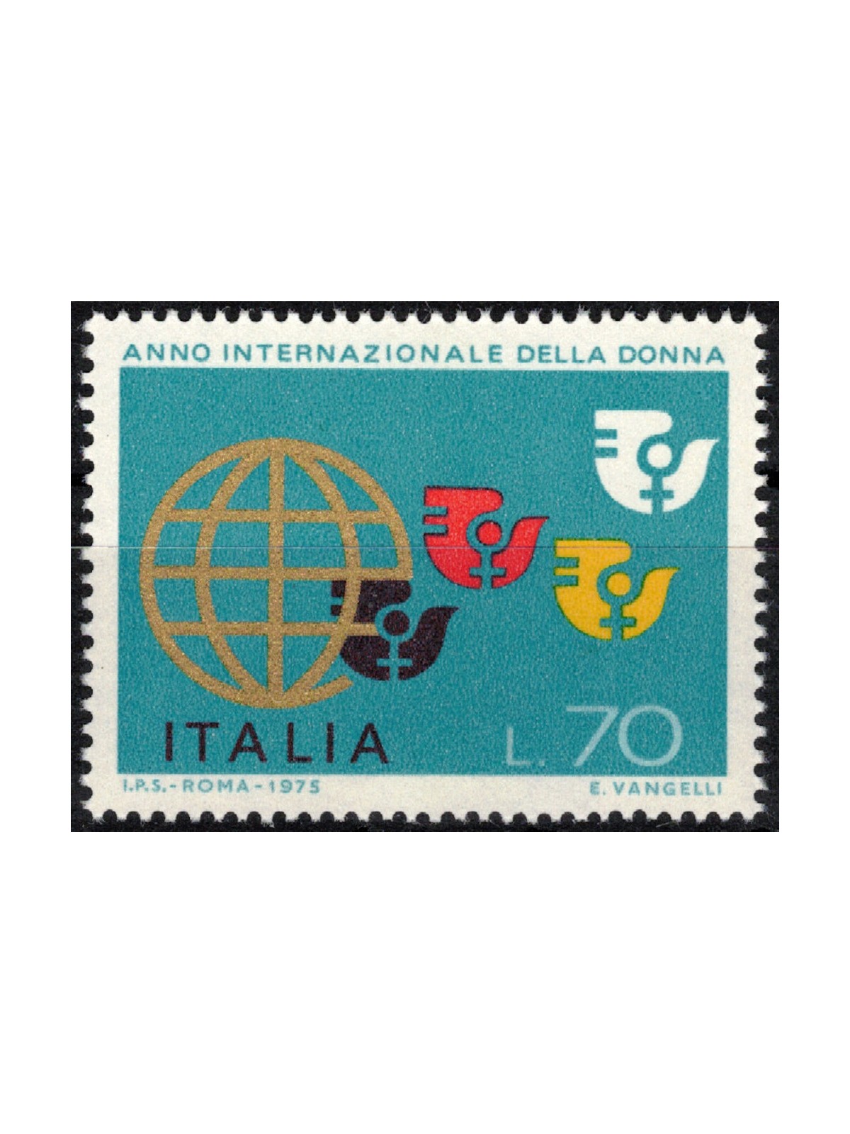 ITALIA 1975 Anno internazionale della donna MNH**