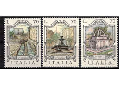 ITALY 1975 Fountains 3v MNH**