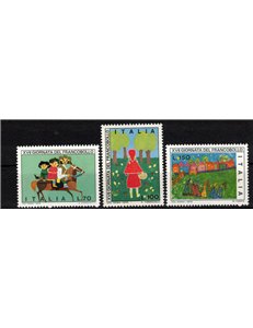 ITALIA 1975 Giornata del francobollo 3v MNH**