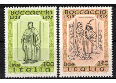 ITALY 1975 Giovanni Boccaccio 2v MNH**